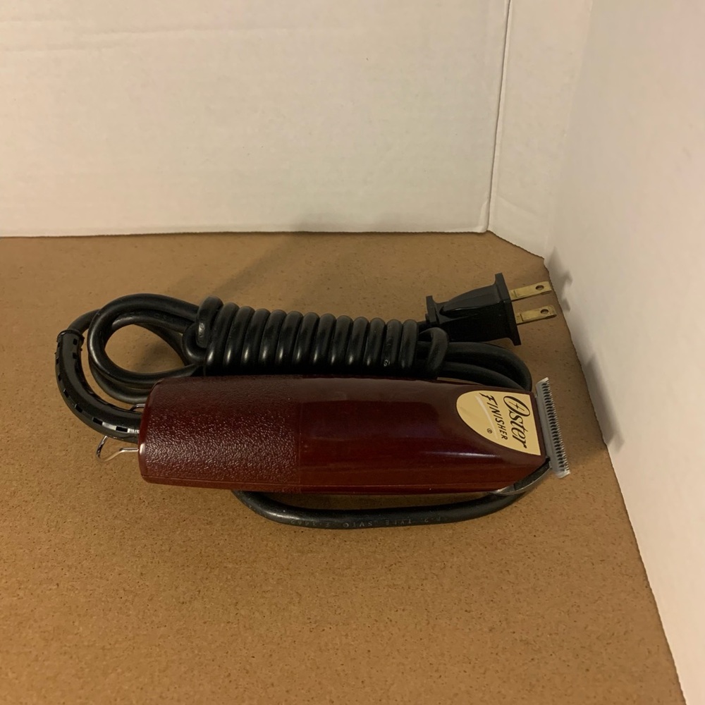 Oster Corded Hair Trimmer in Burgundy and Black